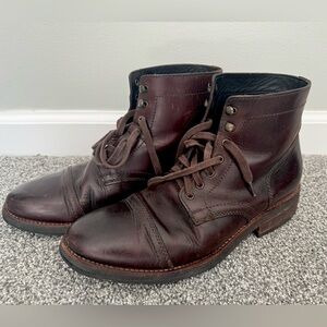Thursday Brown Captain boot size 9.5